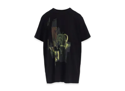 Y's Fruit Print Graphic Half Sleeve T "Black"