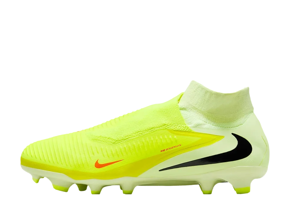 ナイキ ファントム6 ハイ プロ FG "ハイパークリムゾン/ライムライト/ブラック"