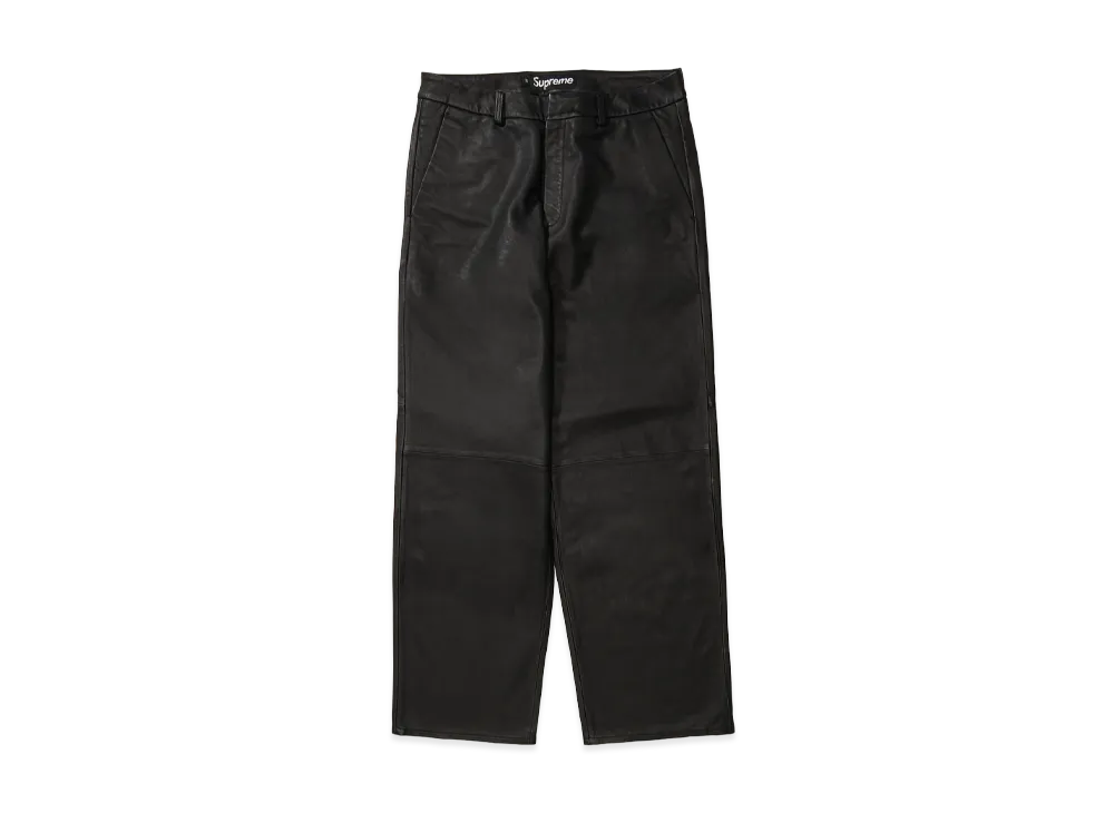 Supreme Leather Trouser "Black"
