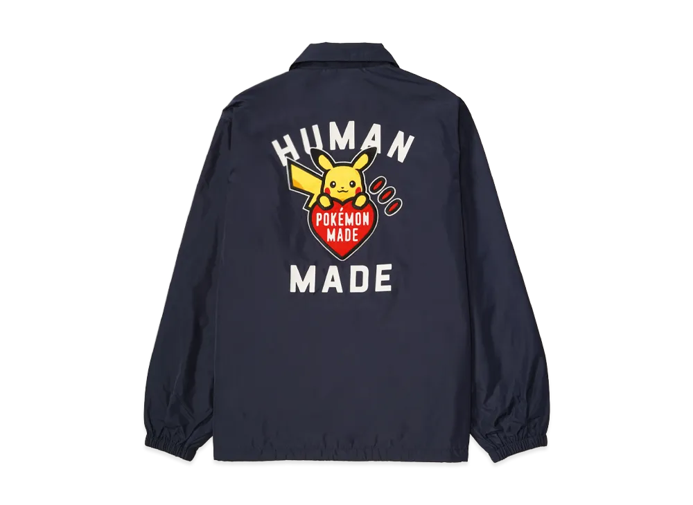 HUMAN MADE x Pokemon Made Coach Jacket (Pikachu) "Navy"