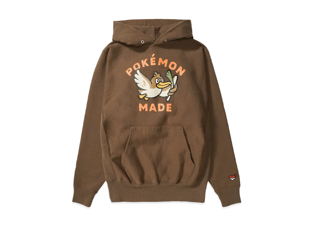 HUMAN MADE x Pokemon Made Heavyweight Hoodie (Kamonegi) "Brown"