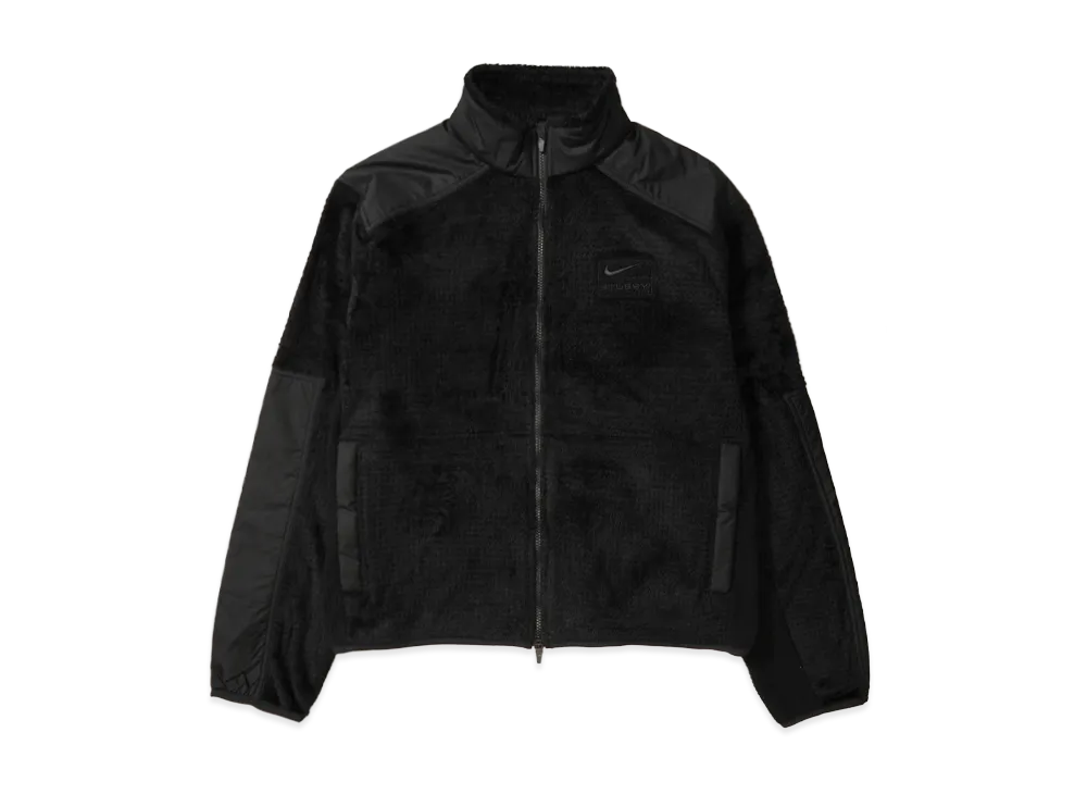 Stussy x Nike Full Zip Fleece (US Size) "Black" HQ8524-010