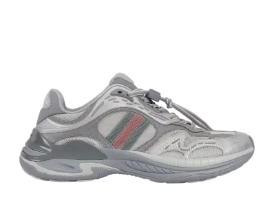 グッチ グッチ 2.0 スニーカー "シルバーレザー/メッシュ"