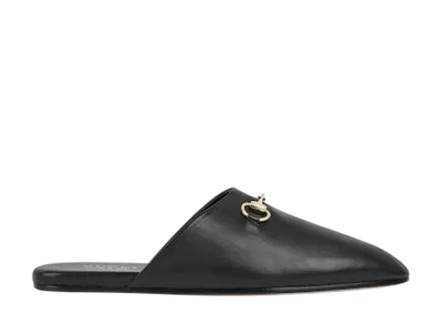 GUCCI Slipper with Horsebit "Black Leather"