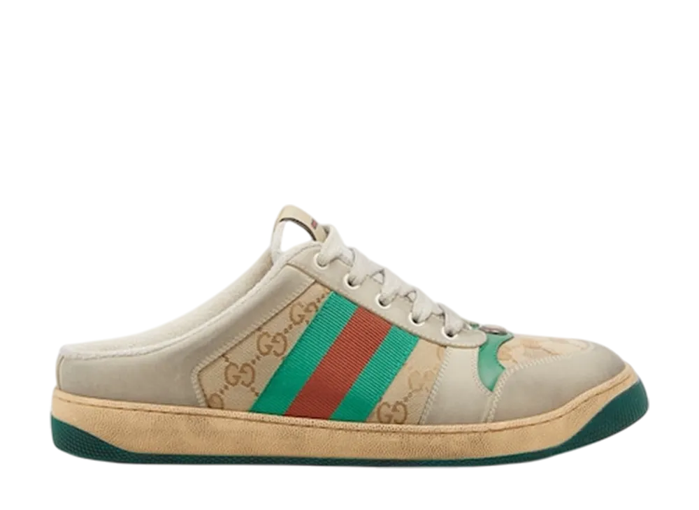 グッチ スクリーナー ミュール "ベージュレザー"