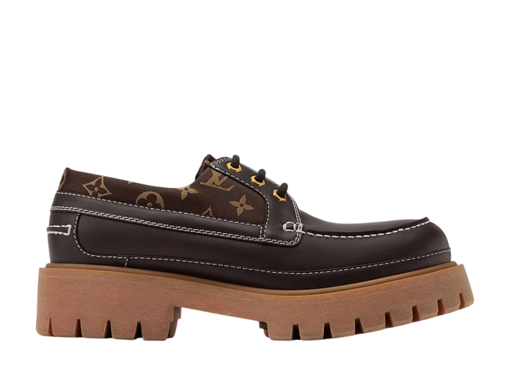 ルイヴィトン LV リミックス デッキシューズ "マロン"