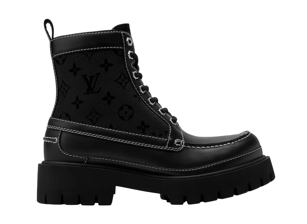 ルイヴィトン LV リミックス アンクルブーツ "ノワール"