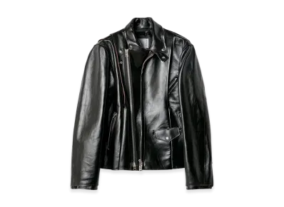 sacai Leather Riders Jacket "Black"