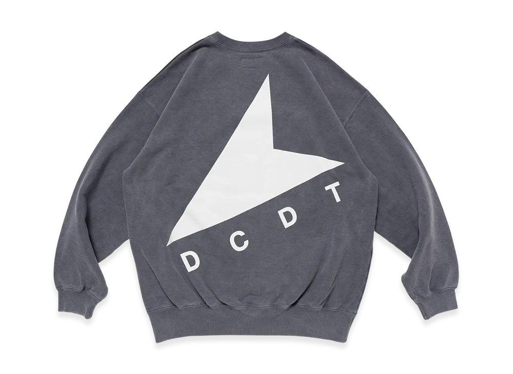 DESCENDANT Cetus Crew Neck Pigment Dye "Navy"