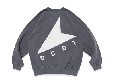 DESCENDANT Cetus Crew Neck Pigment Dye "Navy"