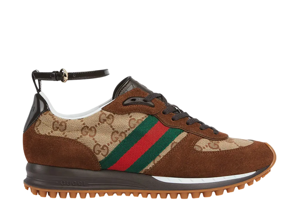グッチ ウィメンズ リモーション スニーカー "ベージュ/ダークブラウン/オリジナルGGキャンバス"