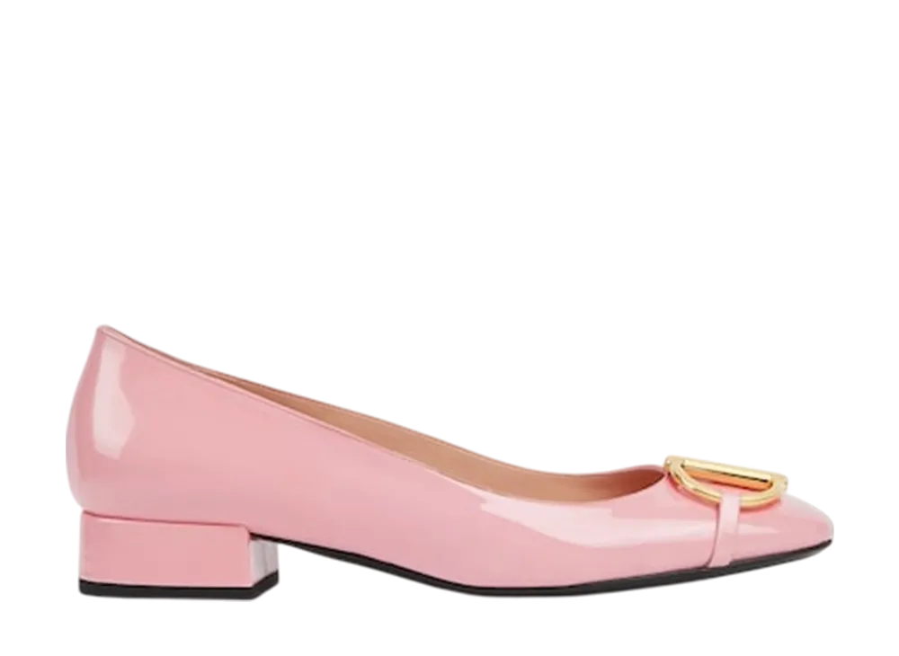GUCCI Women's Ballet Flat with Half Horsebit "Fuchsia Pink Patent Leather"