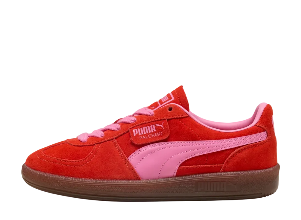 プーマ パレルモ "フィアスレッド/ポイズンピンク"