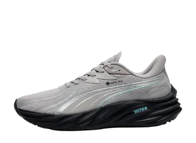 Puma Velocity Nitro 4 GORE-TEX "Gray Echo/PUMA Black/Mint Melt"