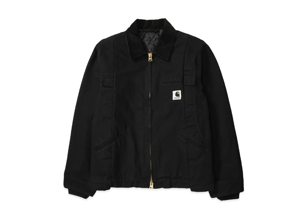 sacai x Carhartt WIP Duck Jacket "Black"