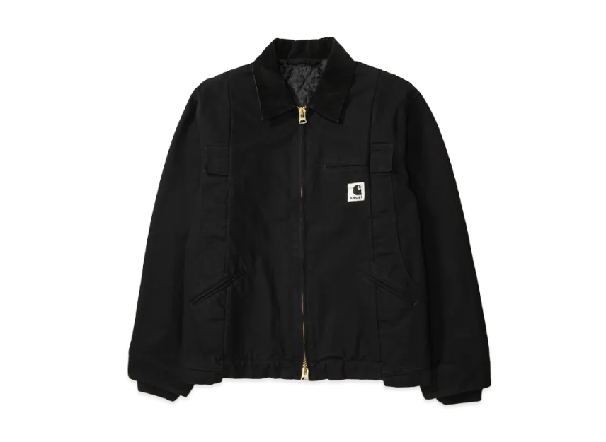 sacai Carhartt WIP Duck Jacket 3 ブラック 0400025563146_GREEN?wid=600& sacai Carhartt WIP Duck Jacket 3 ブラック 0400025563146_GREEN?wid=600&