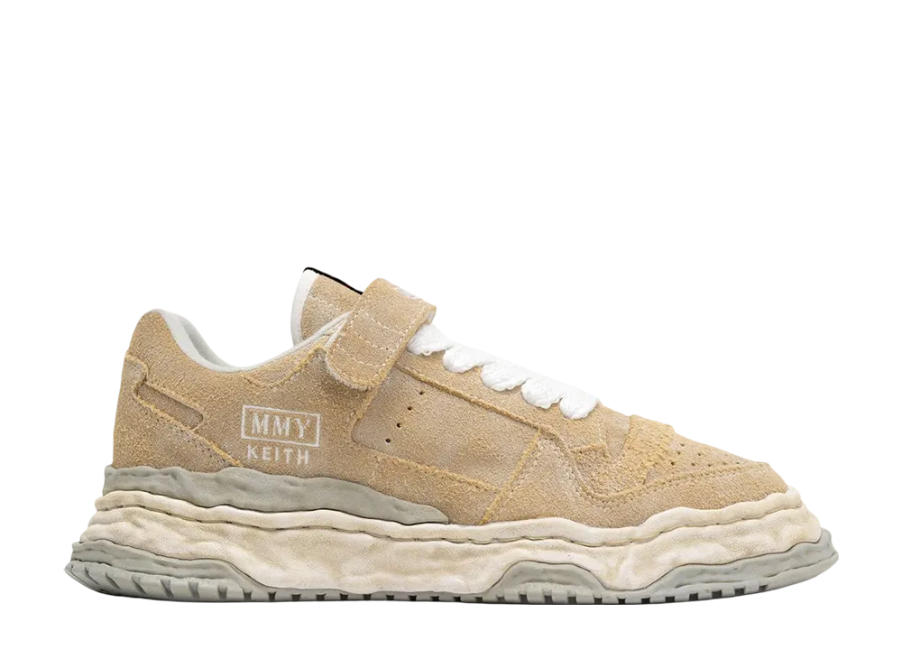 メゾンミハラヤスヒロ キース オリジナルソールヴィンテージ スエード ローカット スニーカー "ホワイト" (A15FW713)