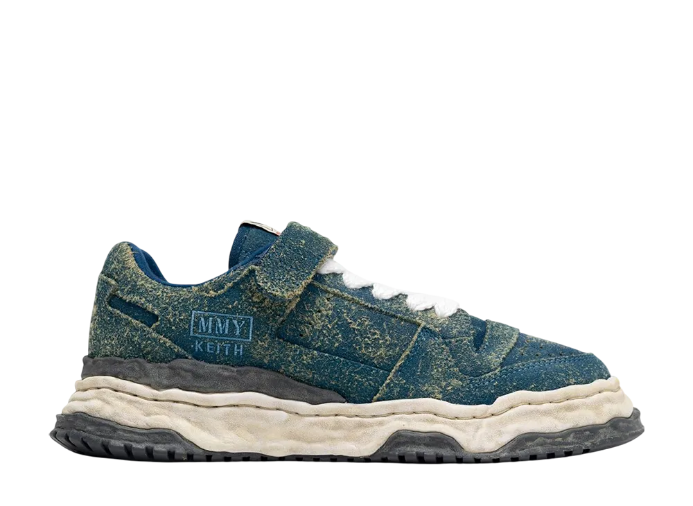 Maison MIHARA YASUHIRO KEITH OG Sole Vintage Suede Low-top Sneaker "Blue"