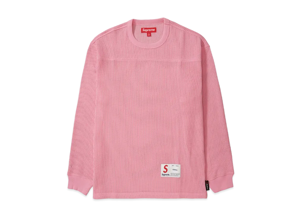 Supreme Polartec Mesh L/S Football Top "Pink"