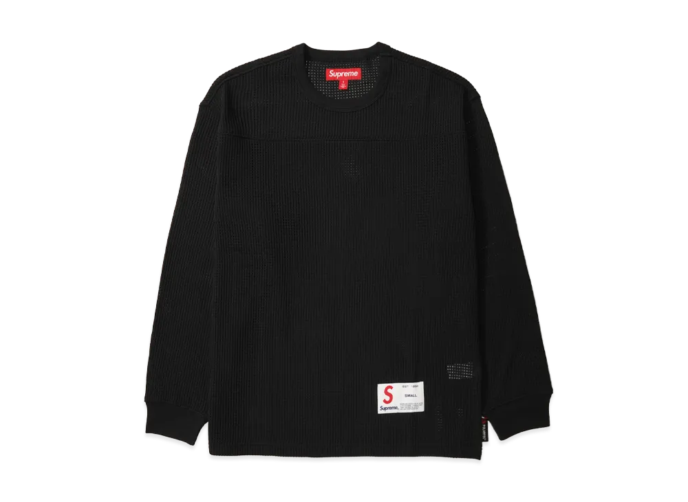 Supreme Polartec Mesh L/S Football Top "Black"