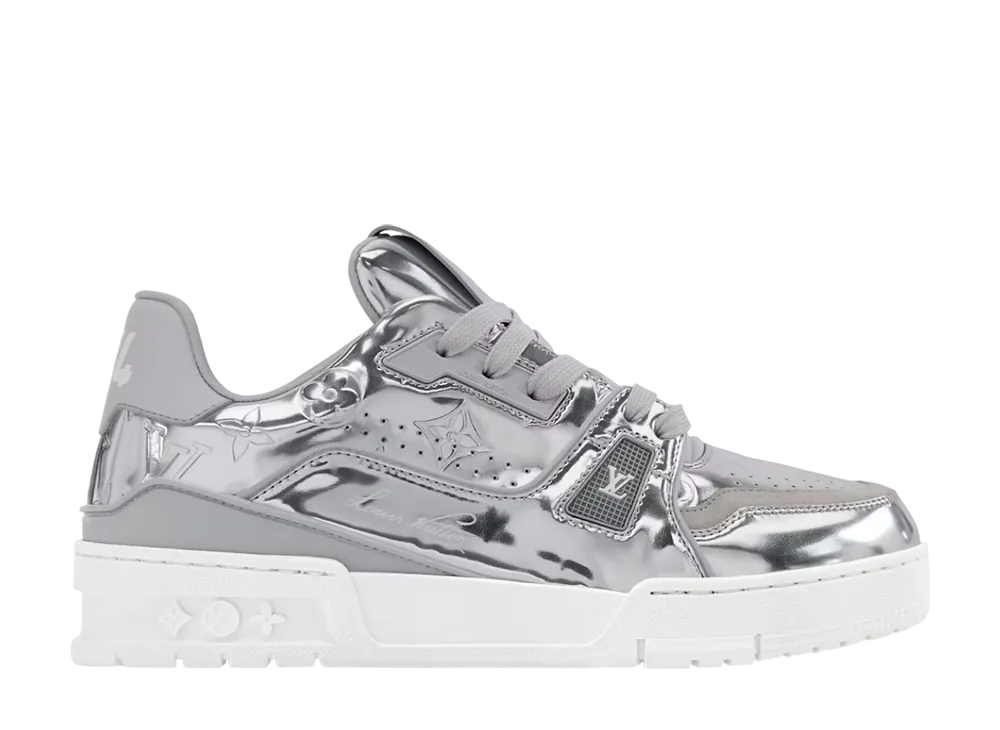 ルイヴィトン ウィメンズ LV トレイナー スニーカー "シルバー"