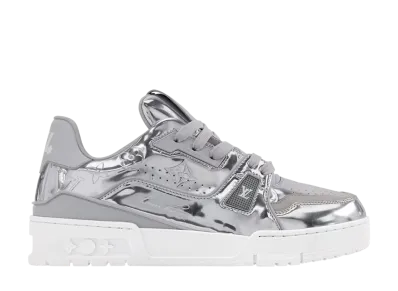 Louis Vuitton Women's LV Trainer Sneaker "Silver"