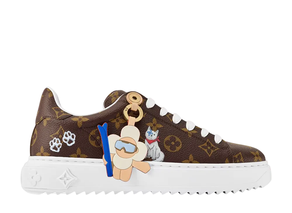 ルイヴィトン ウィメンズ タイムアウト スニーカー "カカオブラウン"