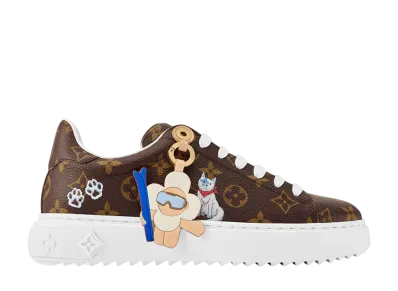 Louis Vuitton Women's Time Out Sneaker "Cacao Brown"