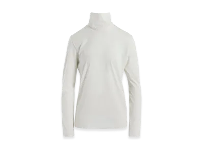Y's Soft Jersey High Neck Long T "Off White"