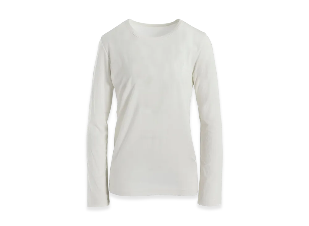 Y's Soft Jersey Round Neck Long T "Off White"