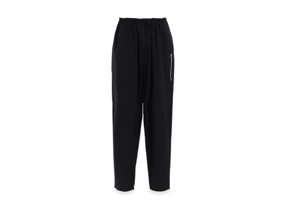 Y's Stitch Pants With Waist String "Black"