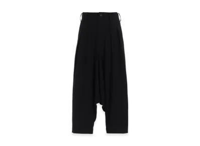 Y's C/Ry Gabardine 2-Tuck Sarouel Pants "Black"
