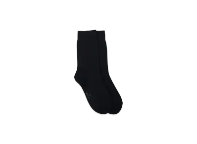 Y's Nylon Jersey Classic Socks "Black"
