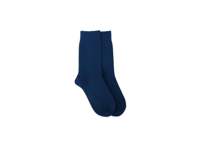 Y's Nylon Jersey Classic Socks "Blue"
