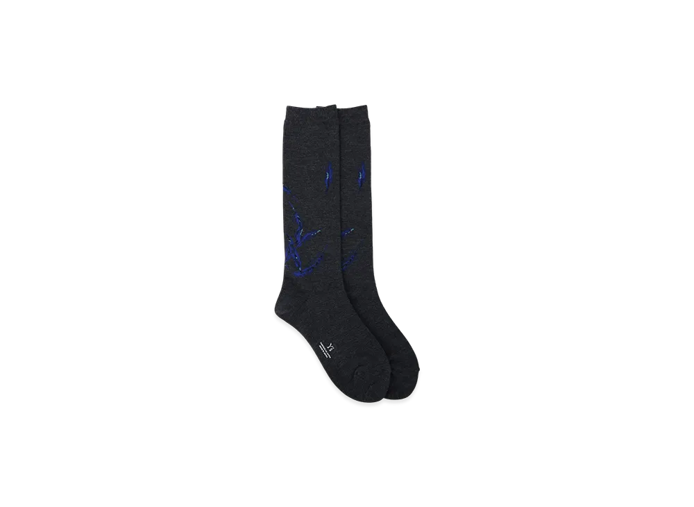 Y's Angel-Design High Socks "Grey"