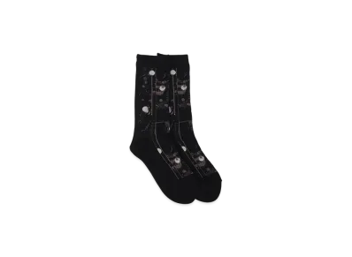 Y's Multiple Dot Socks "Black"