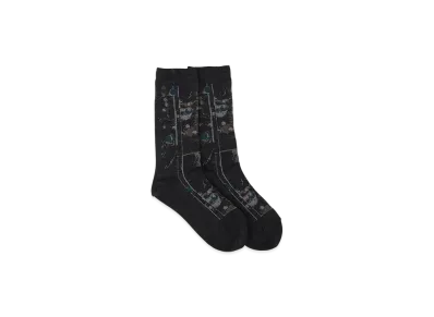 Y's Multiple Dot Socks "Grey"