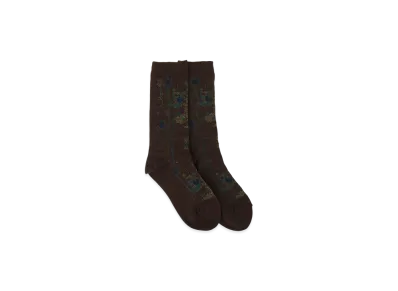 Y's Multiple Dot Socks "Khaki"