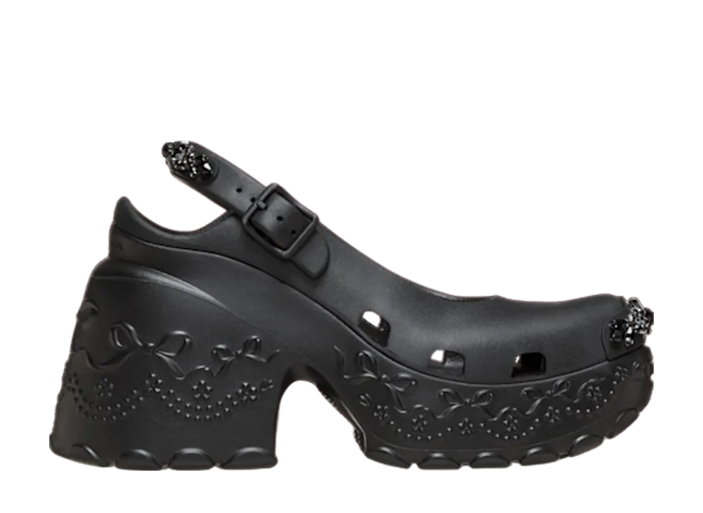 Simone Rocha x Crocs Women's Ballerina Platform "Black"