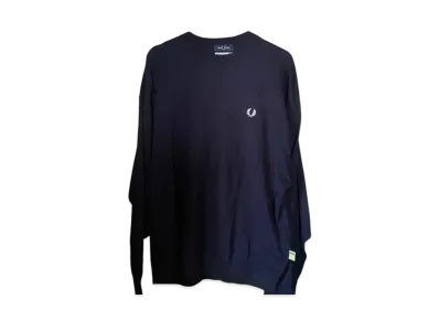 SSZ x FRED PERRY Crewneck Knit "Navy"