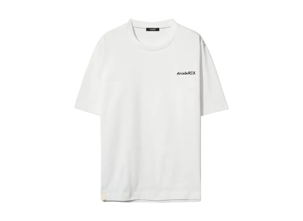 Arcade REX by ChroNoiR EMBROIDERY LOGO S/S T-SHIRT "WHITE"