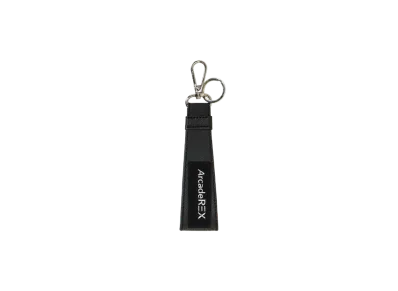 Arcade REX by ChroNoiR \ BOX LOGO KEY RING "BLACK"