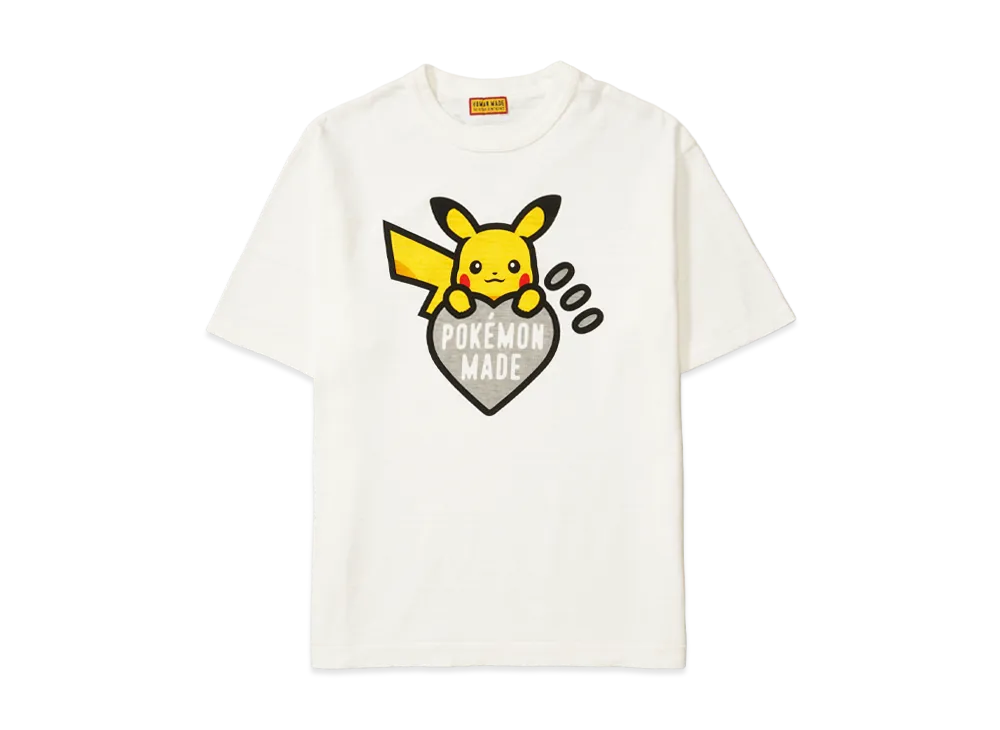 HUMAN MADE x Pokemon Made Graphic T-Shirt (Pikachu) Sapporo "White"