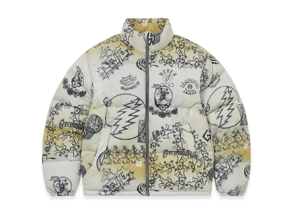 thisisneverthat x Grateful Dead Puffer Down Jacket "Iconography"