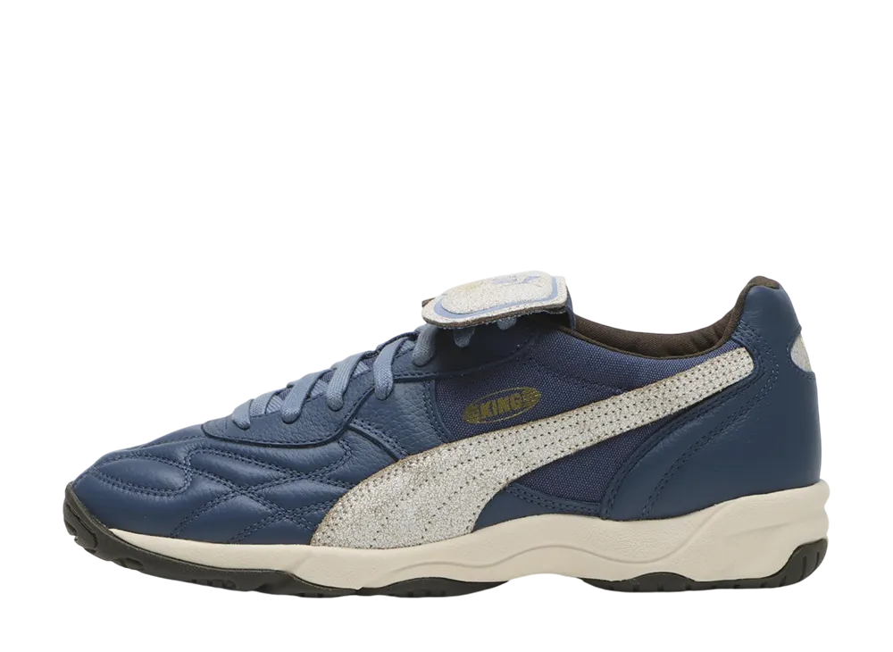 プーマ キング インドア フットボリート "ダークインディゴ/ウォームホワイト"