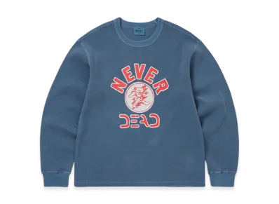 thisisneverthat x Grateful Dead Overdyed Waffle L/S "Dusty Blue"