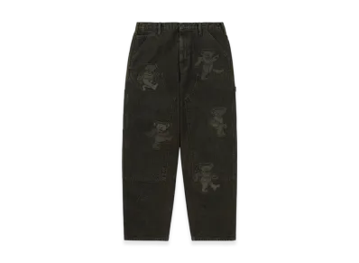thisisneverthat x Grateful Dead Lightning Double Knee Pant "Off Black"