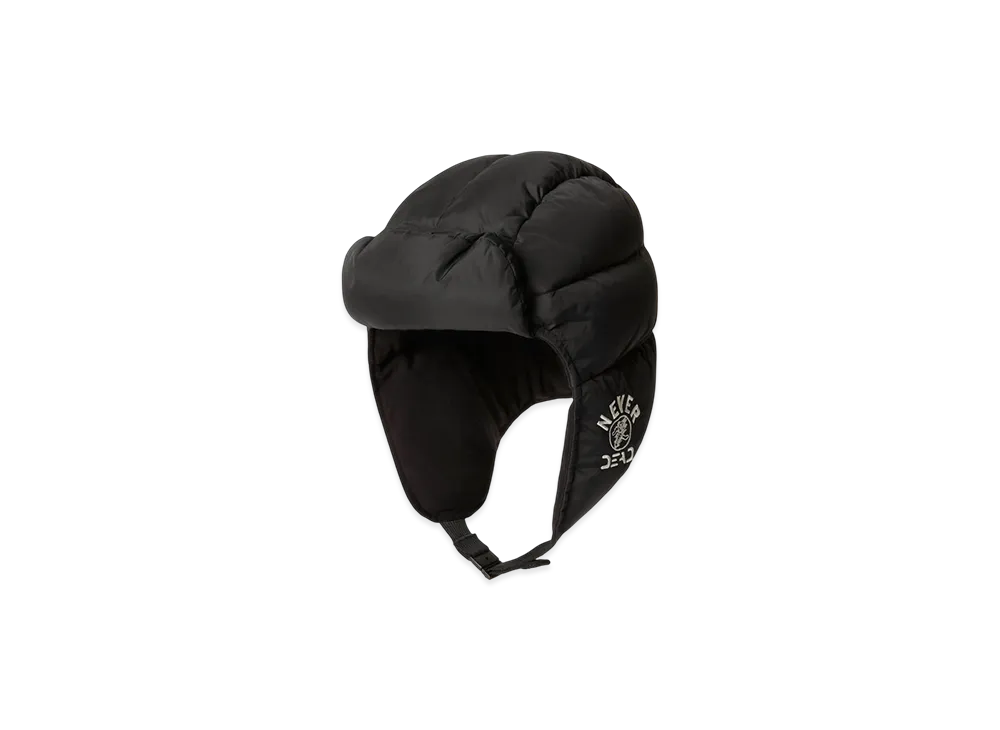 thisisneverthat x Grateful Dead Puffer Down Trooper Hat "Off Black"