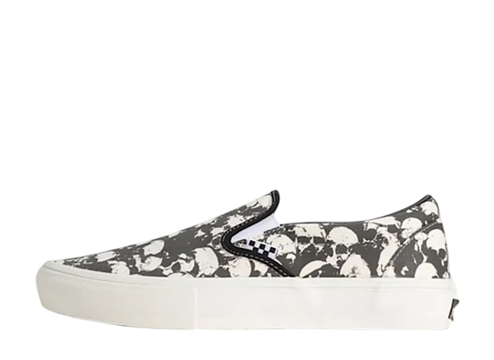 Vans Skate Slip-On Gum "Scull/Black/White"