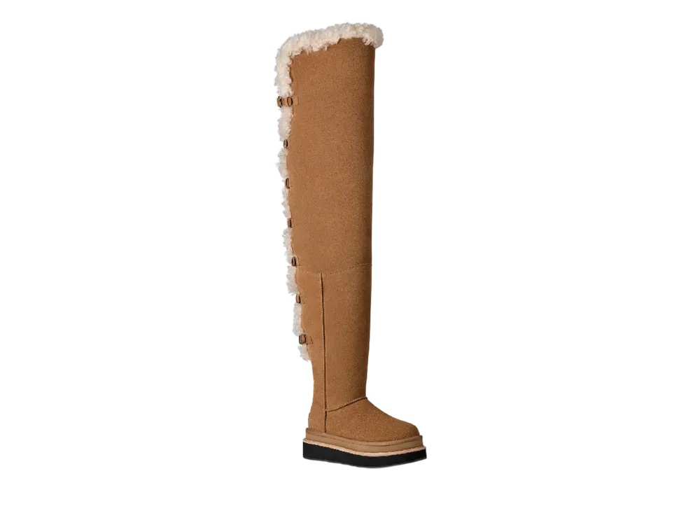 サカイ × アグ ウィメンズ サイハイ ブーツ "チェスナット"